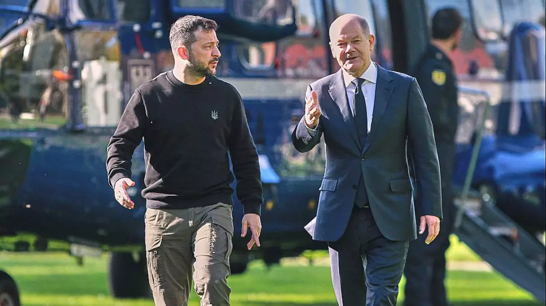 Wolodymyr Selenskyj und Olaf Scholz am 11.10.2024 - Bild: über dts Nachrichtenagentur