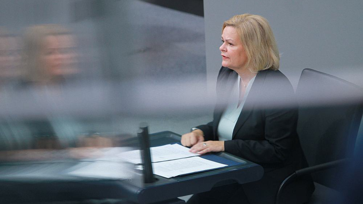 Nancy Faeser (Archiv) - Foto: über dts Nachrichtenagentur