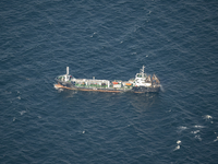 Rund 640 Tonnen Öl soll «Annika» beim Brandausbruch an Bord gehabt haben. - Foto: Hannes P Albert/dpa