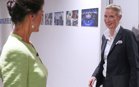 Sahra Wagenknecht und Alice Weidel am 09.10.2024 - Foto: über dts Nachrichtenagentur