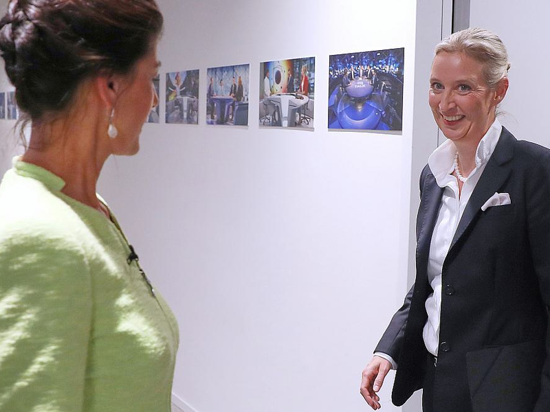 Sahra Wagenknecht und Alice Weidel am 09.10.2024 - Foto: über dts Nachrichtenagentur