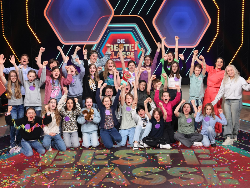 Die beste Klasse Deutschlands: Die 6B des Theodor-Heuss-Gymnasiums Heilbronn (Baden-Württemberg) gewinnt das Superfinale/ Feierlicher Abschluss der Jubiläumsstaffel mit prominenten Gästen - Foto: presseportal.de