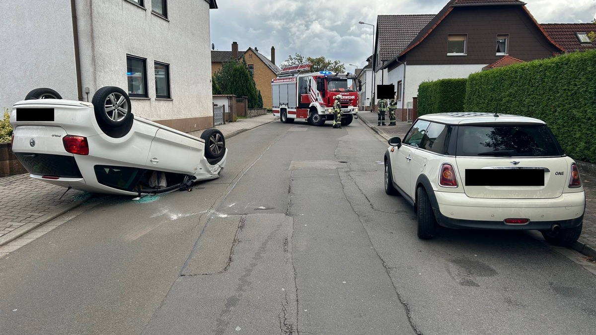 POL-PDKL: Bei Unfall mit Auto überschlagen - Foto: presseportal.de