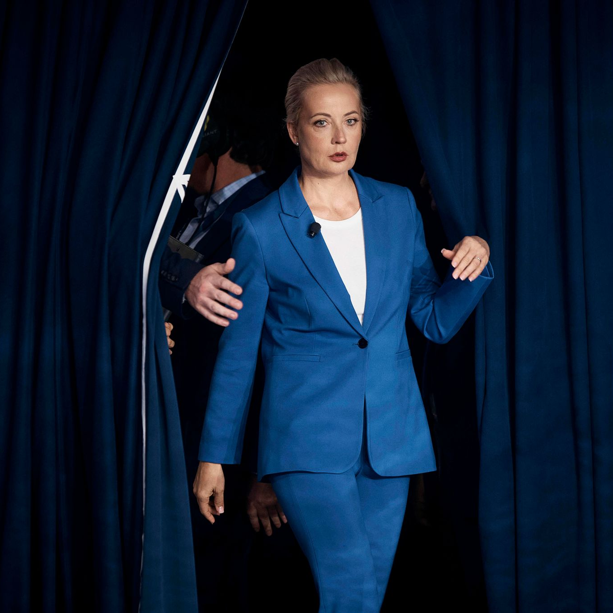 Julia Nawalnaja, die Witwe des Kremlgegners Alexej Nawalny, hat maßgeblich das Buch «Pariot» zusammgestellt. (Archivbild) - Foto: Andres Kudacki/AP/dpa