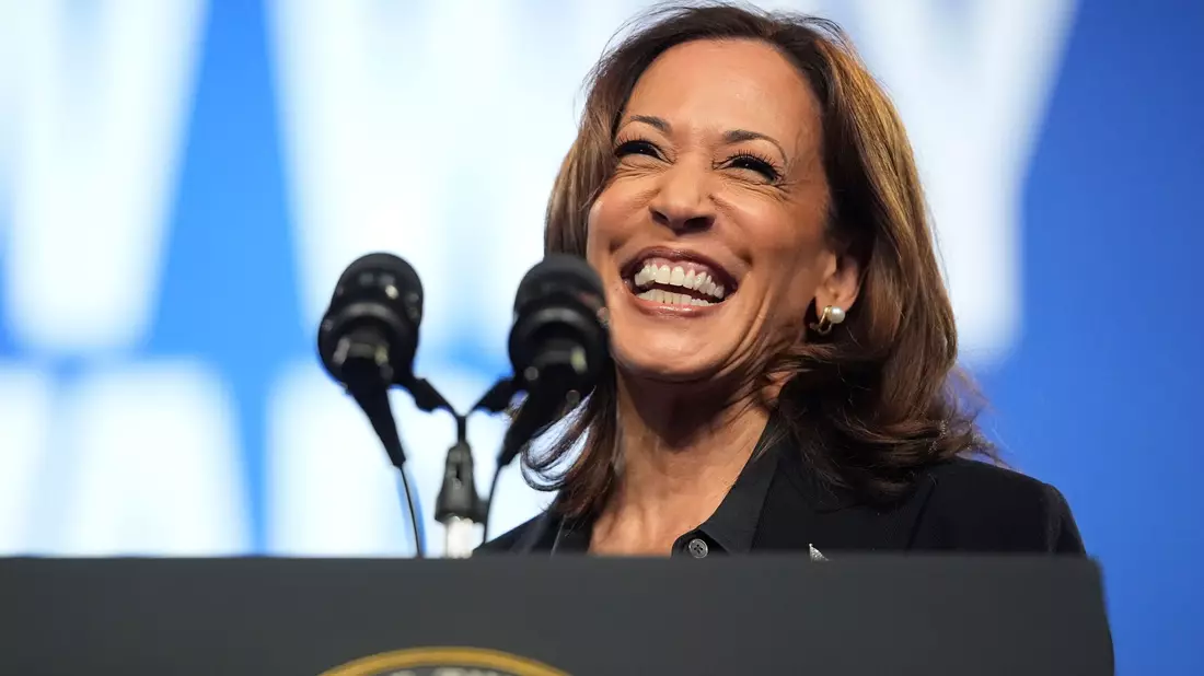 Anders als bei ihrem Chef Joe Biden listet der öffentliche Gesundheitscheck von Kamala Harris kaum gesundheitliche Beschwerden auf. (Archivbild) - Bild: Mark Schiefelbein/AP/dpa