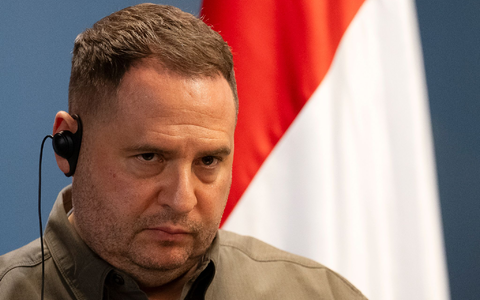 Der einflussreiche Chef des ukrainischen Präsidentenbüros, Andrij Jermak, drängt auf schnelle Antworten des Westens auf den «Siegesplan» des von Russland überfallenen Landes. (Archivbild) - Foto: Denes Erdos/AP/dpa