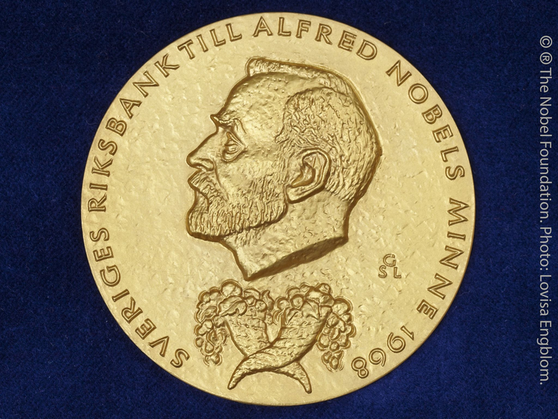 Der Wirtschaftsnobelpreis ist der einzige der Nobelpreise, der nicht auf das Testament von Dynamit-Erfinder und Preisstifter Alfred Nobel (1833-1896) zurückgeht. (Symbolbild) - Foto: Lovisa Engblom/The Nobel Foundation/dpa