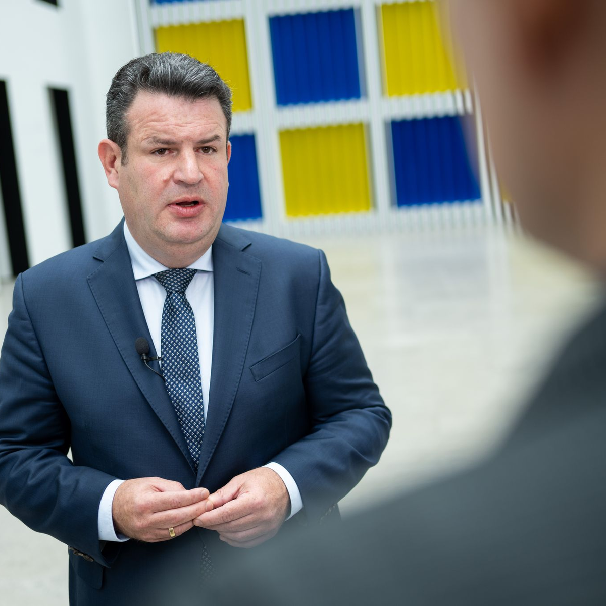 Hubertus Heil verteidigt das Bürgergeld (Archivfoto). - Foto: Sebastian Gollnow/dpa