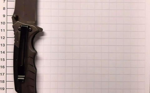 BPOL NRW: Bundespolizei stellt Einhandmesser sicher - 19-Jähriger sperrt sich gegen Mitnahme - Foto: presseportal.de
