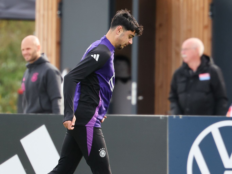 Aleksandar Pavlovic ist nach Knieproblemen wieder fit und wird in seiner Heimat München gegen Holland spielen. - Foto: Christian Charisius/dpa