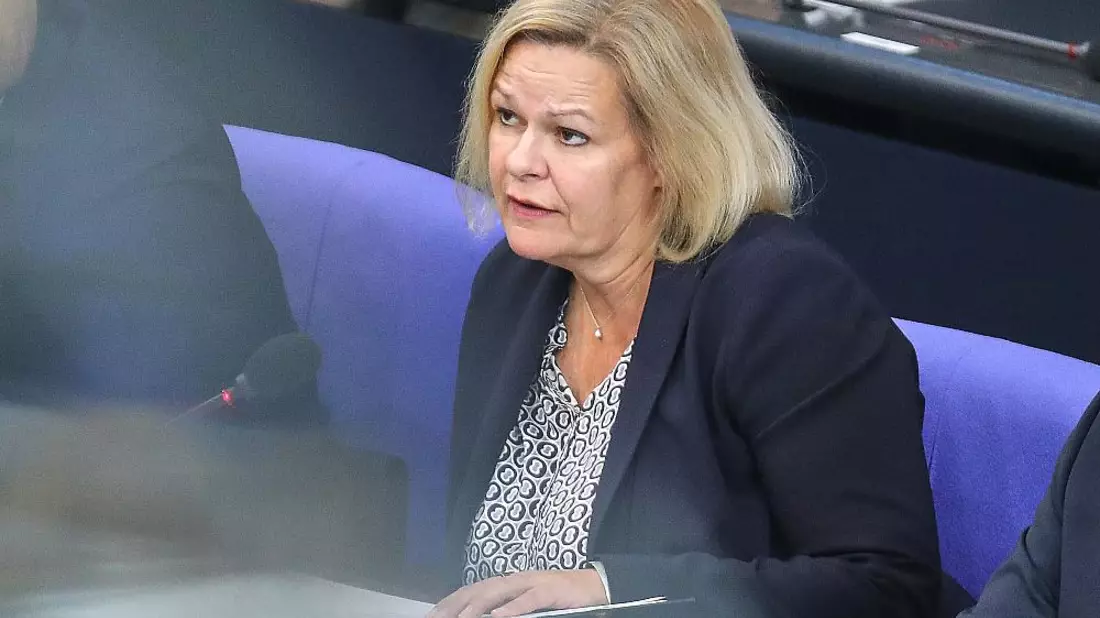 Nancy Faeser am 09.10.2024 - Bild: über dts Nachrichtenagentur