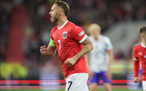 Der frühere Bremer Marko Arnautovic traf beim 5:1-Erfolg Österreichs gegen Norwegen doppelt. - Foto: Expa/Uwe Winter/APA/dpa