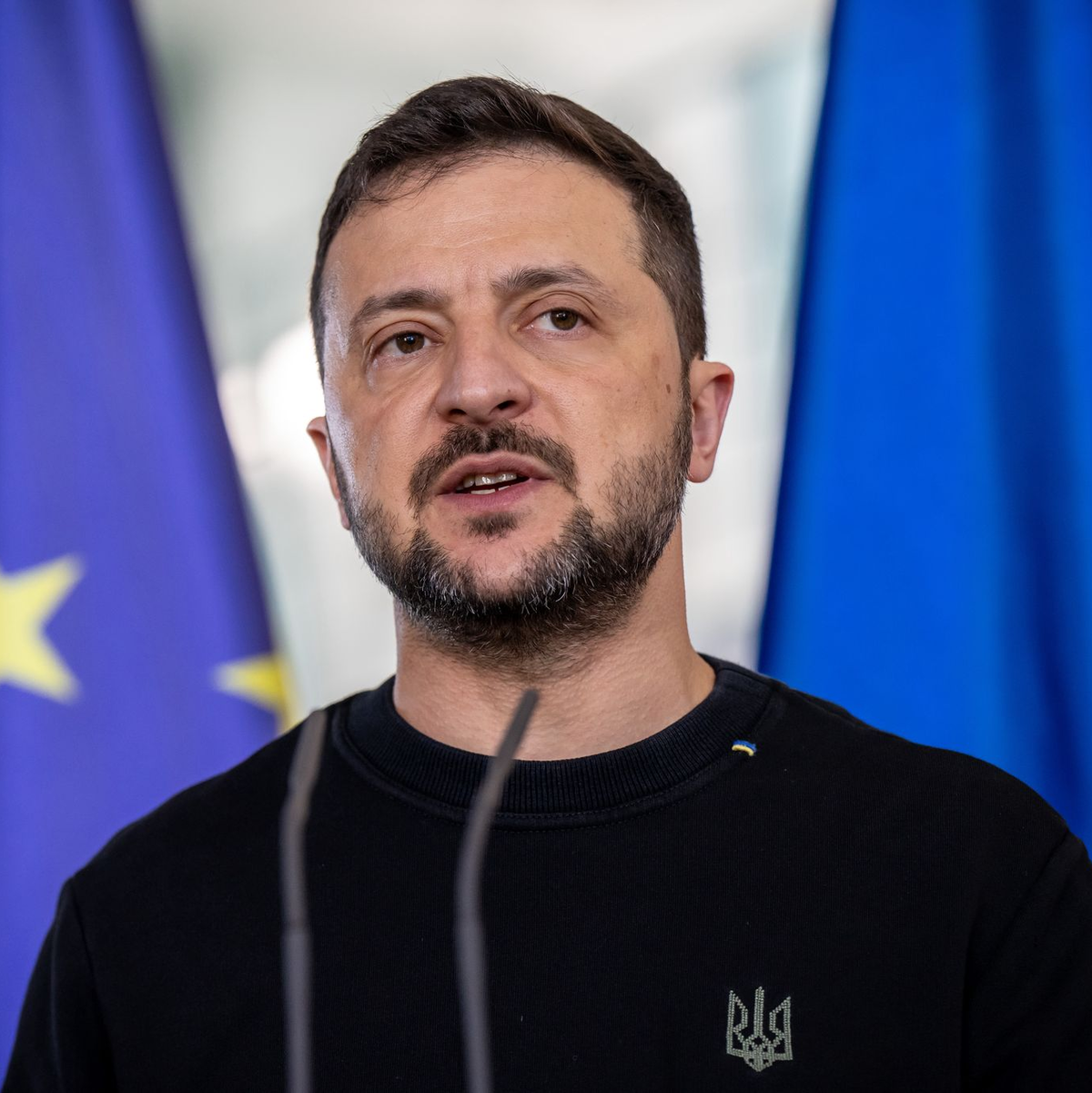 Selenskyj sieht den Wert der Pufferzone Kursk. (Archivbild) - Foto: Michael Kappeler/dpa