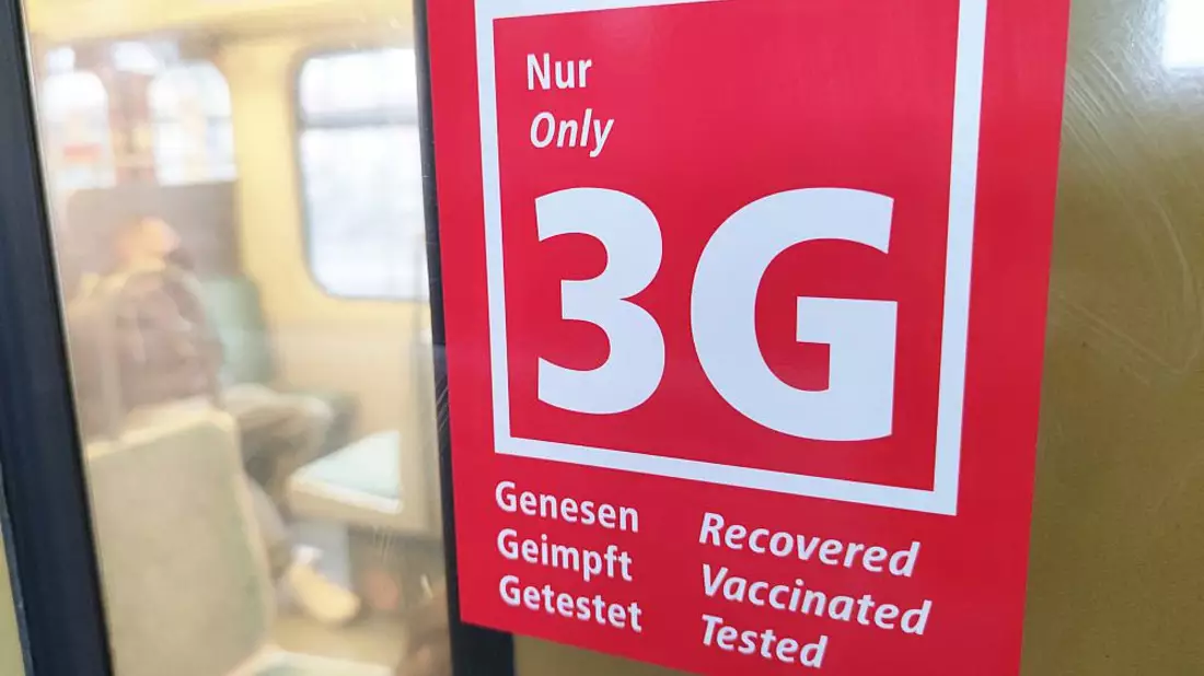 3G-Hinweis in einer S-Bahn (Archiv) - Bild: über dts Nachrichtenagentur