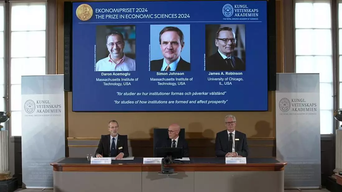 Bekanntgabe Wirtschaftsnobelpreis 2024 - Bild: über dts Nachrichtenagentur