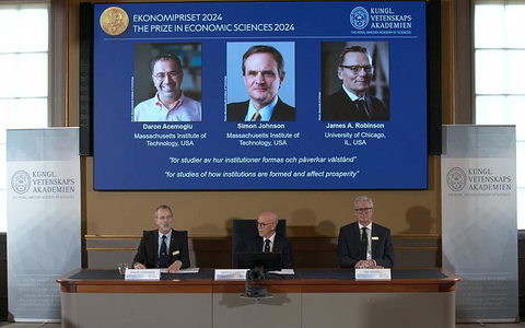 Bekanntgabe Wirtschaftsnobelpreis 2024 - Foto: über dts Nachrichtenagentur