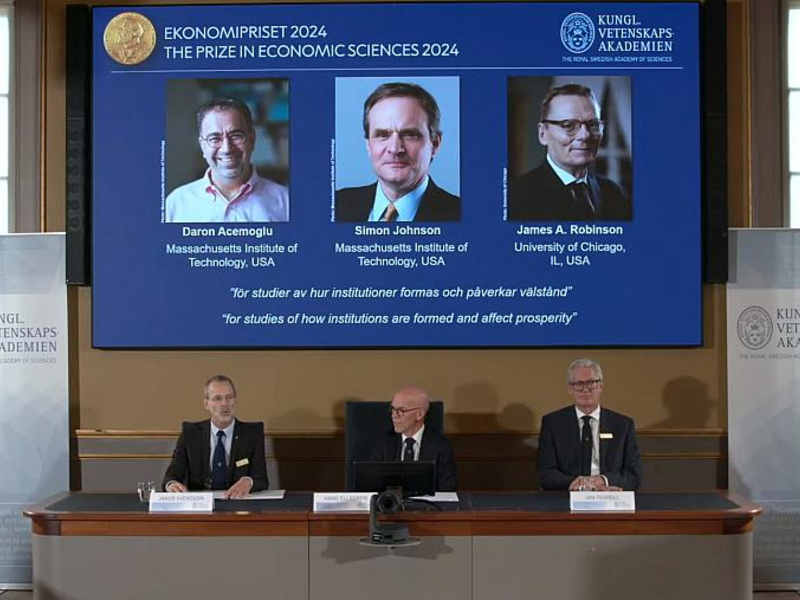 Bekanntgabe Wirtschaftsnobelpreis 2024 - Foto: über dts Nachrichtenagentur