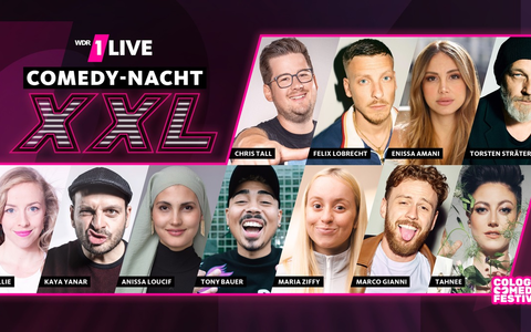 Comedy-Show der Superlative / 1LIVE Comedy Nacht XXL zur Prime Time im WDR Fernsehen - Foto: presseportal.de