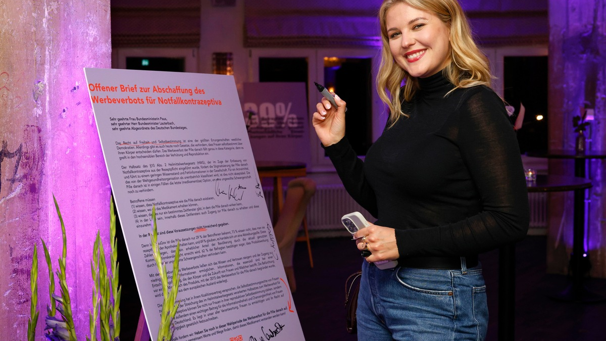 Offener Brief fordert Aufhebung des Werbeverbots für die Pille danach: Mit Gesetzesänderung reproduktive Rechte von Frauen stärken und informierte Entscheidungen ermöglichen - Foto: presseportal.de