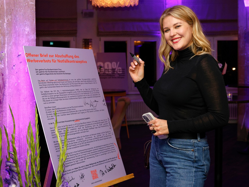 Offener Brief fordert Aufhebung des Werbeverbots für die Pille danach: Mit Gesetzesänderung reproduktive Rechte von Frauen stärken und informierte Entscheidungen ermöglichen - Foto: presseportal.de