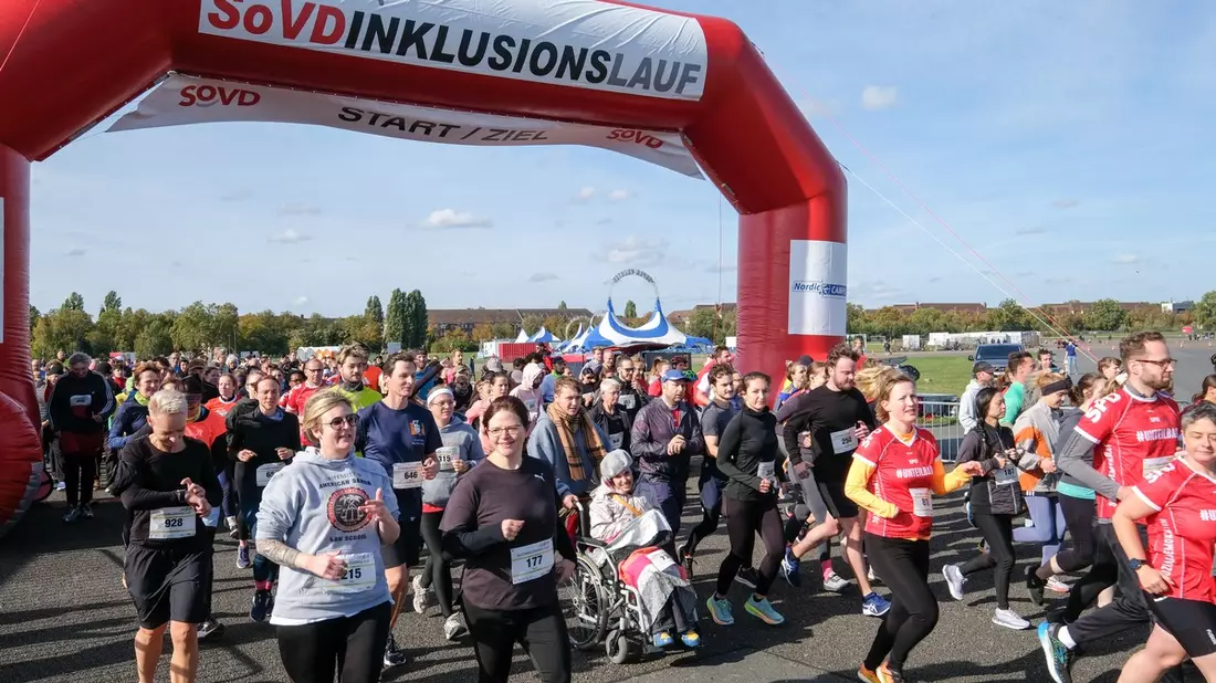 9. SoVD-Inklusionslauf bricht Teilnehmer- und Besucherrekord - Bild: presseportal.de