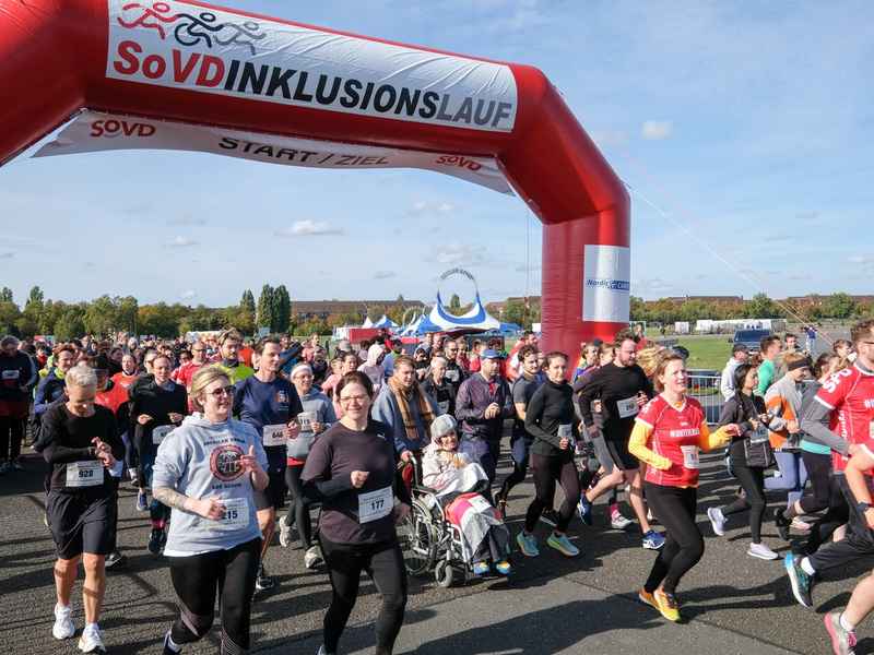 9. SoVD-Inklusionslauf bricht Teilnehmer- und Besucherrekord - Foto: presseportal.de