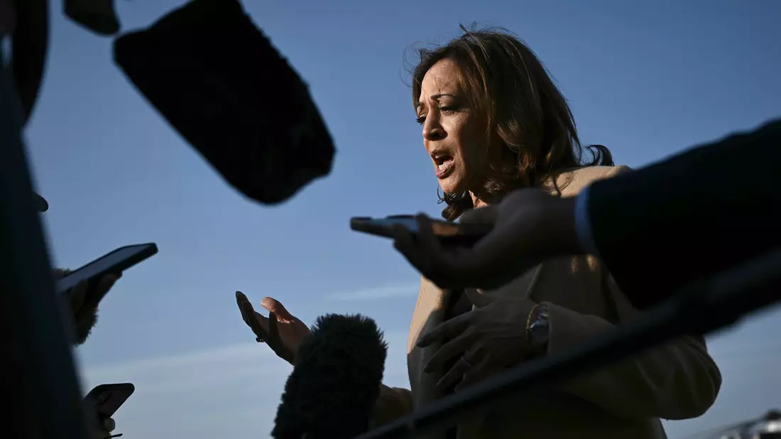 Es ist Harris' erstes Interview mit einem konservativen Medium als Präsidentschaftskandidatin. - Bild: Brendan Smialowski/POOL AFP/AP/dpa