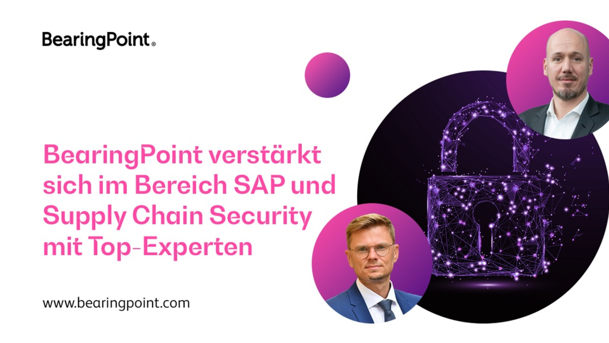 BearingPoint verstärkt sich im Bereich SAP und Supply Chain Security mit Top-Experten - Foto: presseportal.de