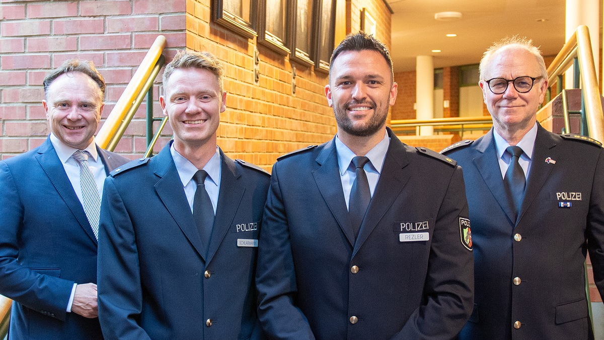 POL-BOR: Kreis Borken - Neue Führungskräfte begrüßt - Foto: presseportal.de