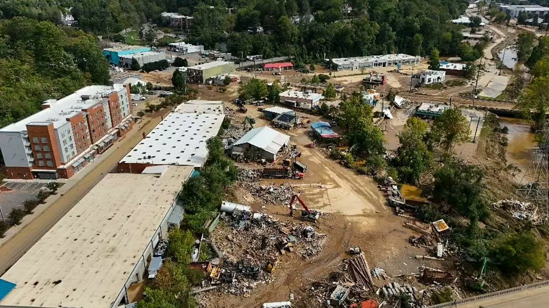 «Helene» hat den Bundesstaat North Carolina verwüstet. (Archivbild) - Bild: Mike Stewart/AP/dpa