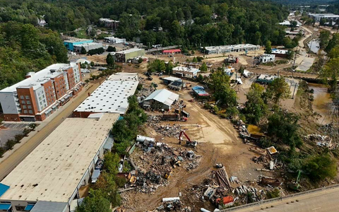«Helene» hat den Bundesstaat North Carolina verwüstet. (Archivbild) - Foto: Mike Stewart/AP/dpa