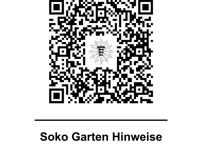 POL-AA: Schwaikheim: Pressemeldung der SOKO Garten zur Einrichtung eines anonymen Hinweisgebersystems - Foto: presseportal.de