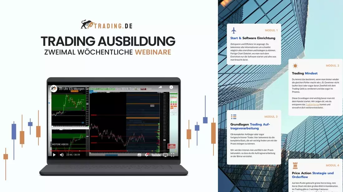 Profi Trading Webinare in der Ausbildung von Trading.de - Bild: presseportal.de