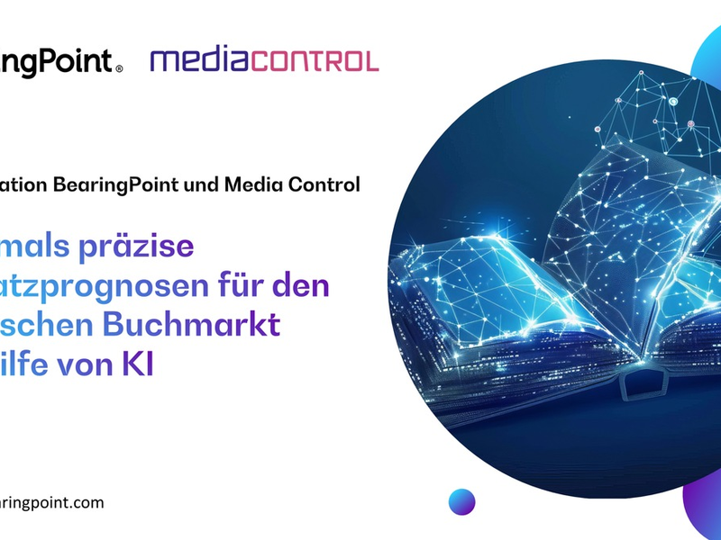 Kooperation von BearingPoint und Media Control: Absatzprognosen auf dem deutschen Buchmarkt durch KI und Machine-Learning-Algorithmen - Foto: presseportal.de