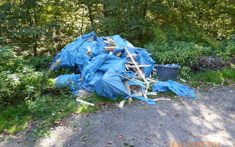 POL-FR: Waldshut-Tiengen: Illegale Müllablagerung - Polizei sucht Zeugen - Foto: presseportal.de