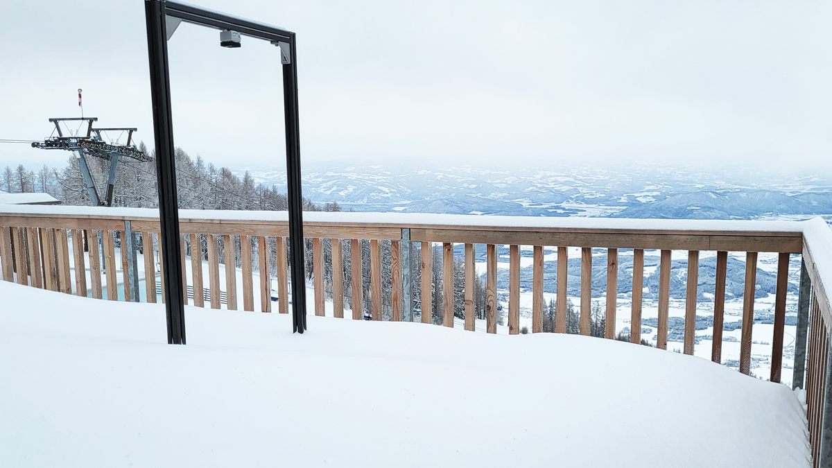 Schneehöhensensor in Petzen (Kärnten) - Foto: Gemeinde Neubau in Kärnten über pressetext.de