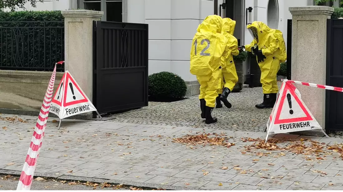 FW-M: Gefahrguteinsatz fordert einen Verletzten (Bogenhausen) - Bild: presseportal.de