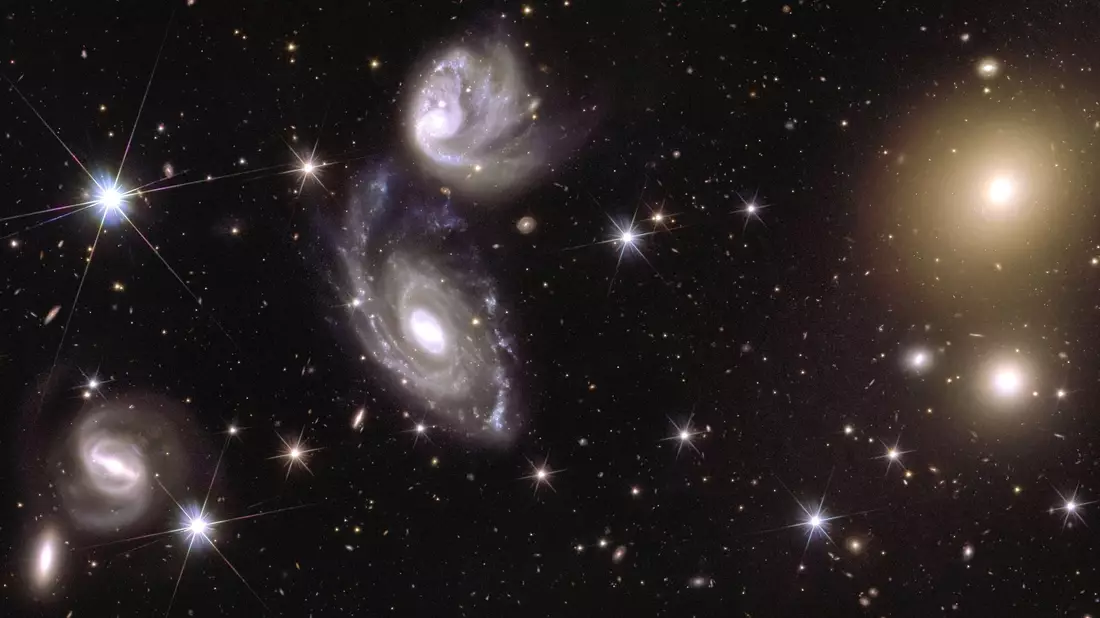 Dieses Bild ist Teil des Mosaiks, das aus Bildern von «Euclid» zusammengesetzt wurde. - Bild: Esa/Euclid Consortium/dpa