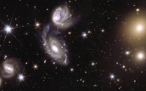 Dieses Bild ist Teil des Mosaiks, das aus Bildern von «Euclid» zusammengesetzt wurde. - Foto: Esa/Euclid Consortium/dpa