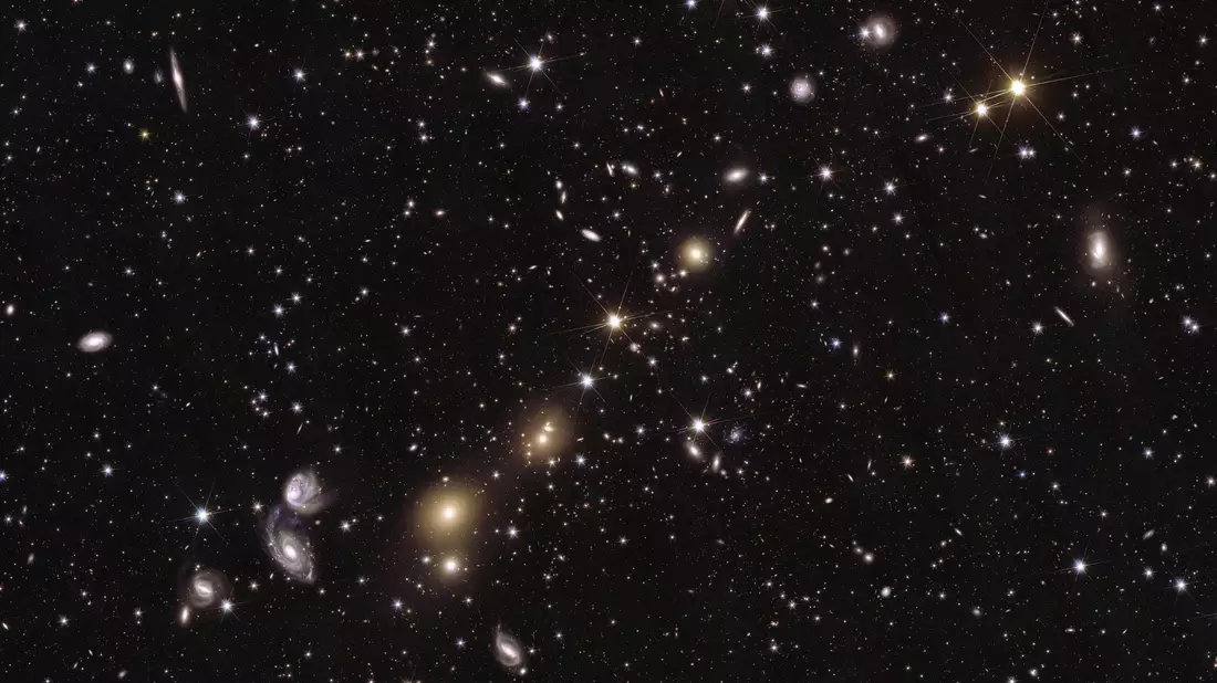 Die Bilder von «Euclid » enthalten Millionen von Galaxien. - Bild: Esa/Euclid Consortium/dpa