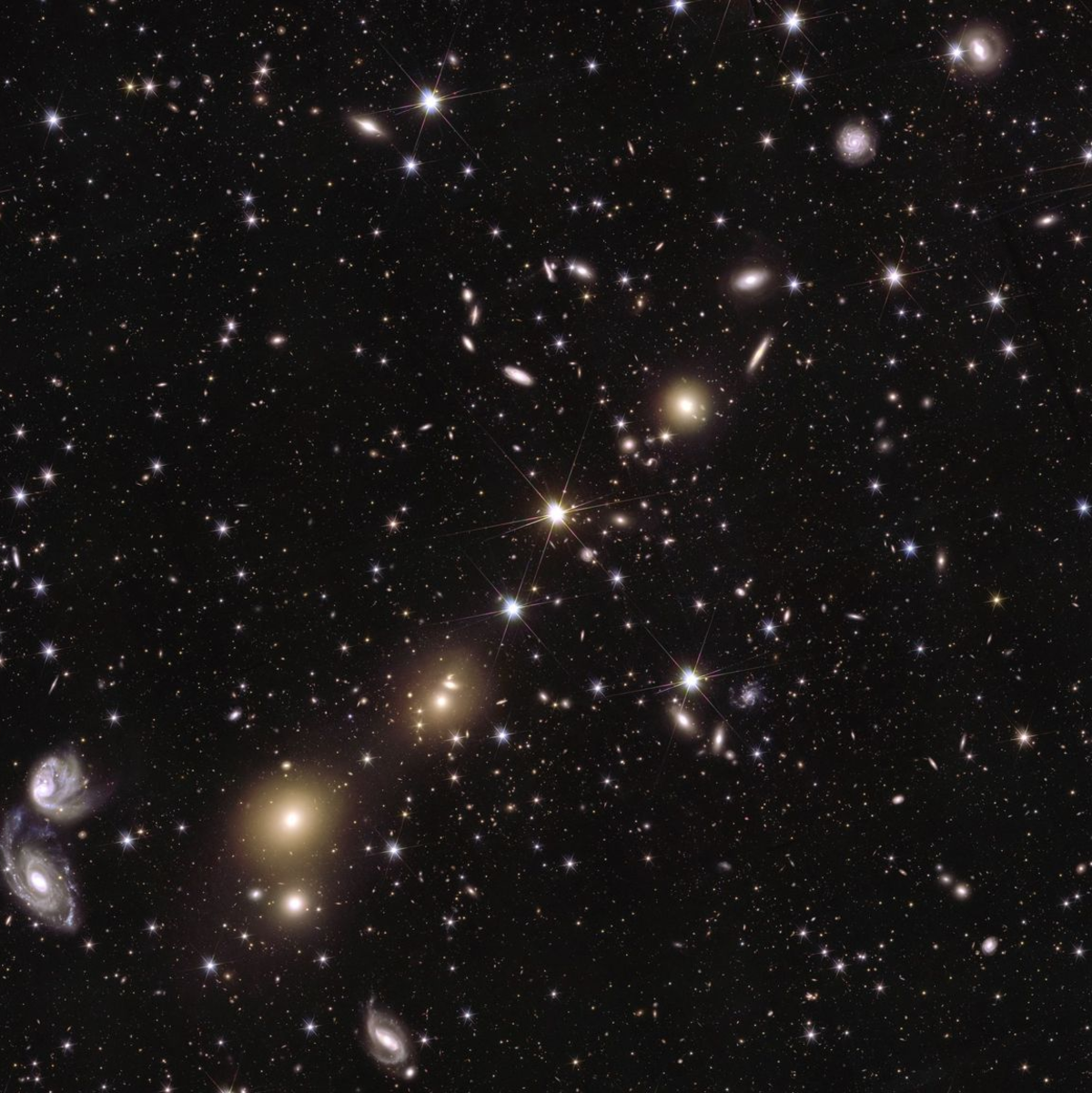 Die Bilder von «Euclid » enthalten Millionen von Galaxien. - Foto: Esa/Euclid Consortium/dpa