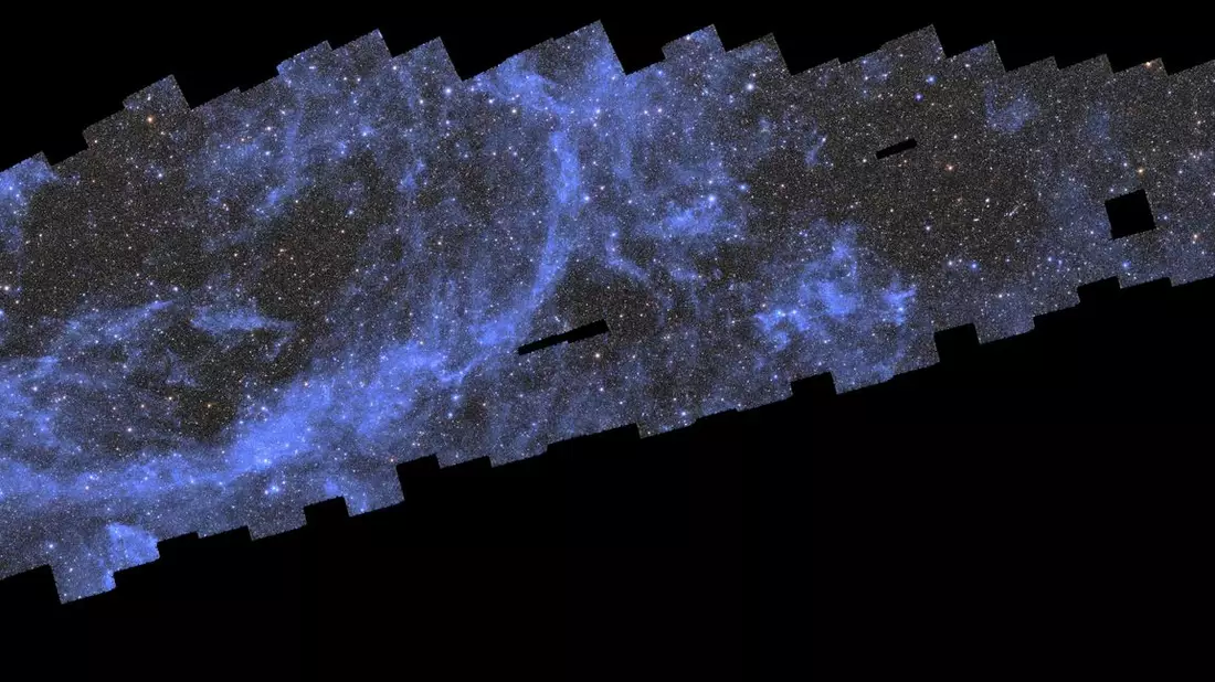 Bisher hat «Euclid» ein Prozent jenes Himmelsausschnitts fotografiert, den das Teleskop binnen sechs Jahren aufzeichnen soll. - Bild: Esa/Euclid Consortium/dpa