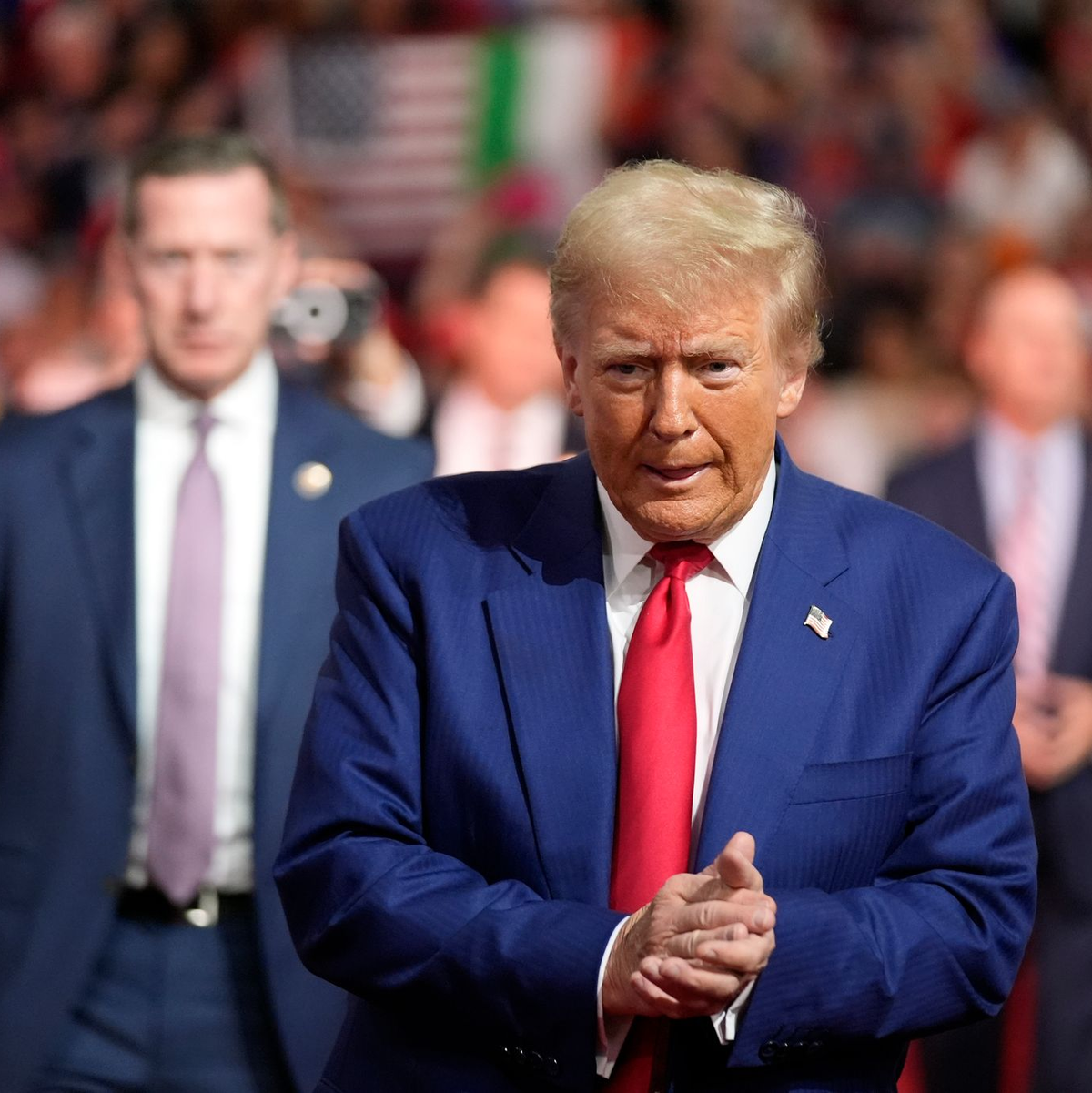 Trump sorgt für Spott. (Archivbild) - Foto: Alex Brandon/AP/dpa