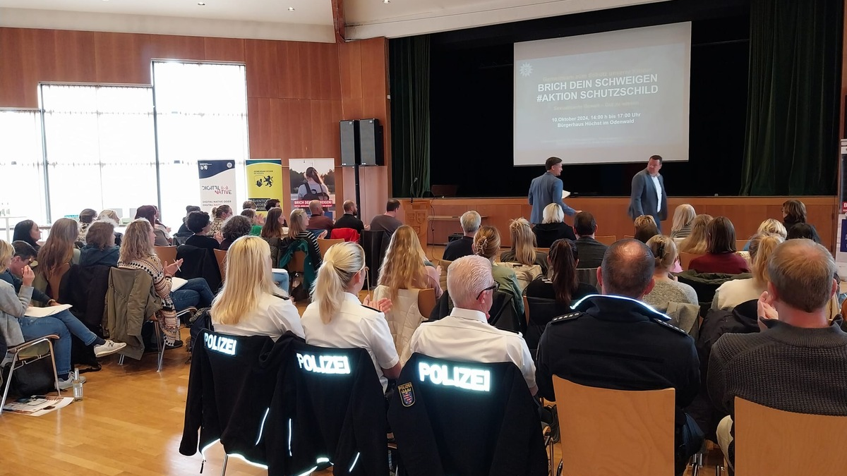 POL-DA: Höchst: Infoveranstaltung #AKTION SCHUTZSCHILD - Schutz von Kindern und Jugendlichen vor sexuellem Missbrauch und sexualisierter Gewalt - Foto: presseportal.de