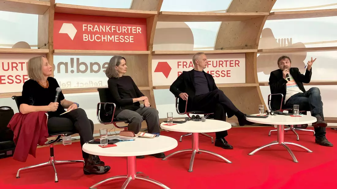 Die Diskussion fand auf Einladung von PEN Berlin statt. - Bild: Sandra Trauner/dpa