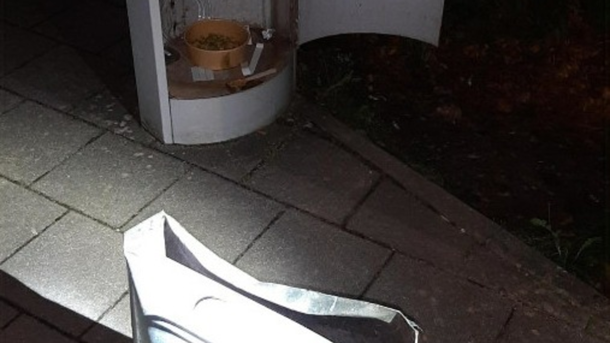 BPOL-HB: Zug überrollt Mülleimer in Holm-Seppensen - Foto: presseportal.de