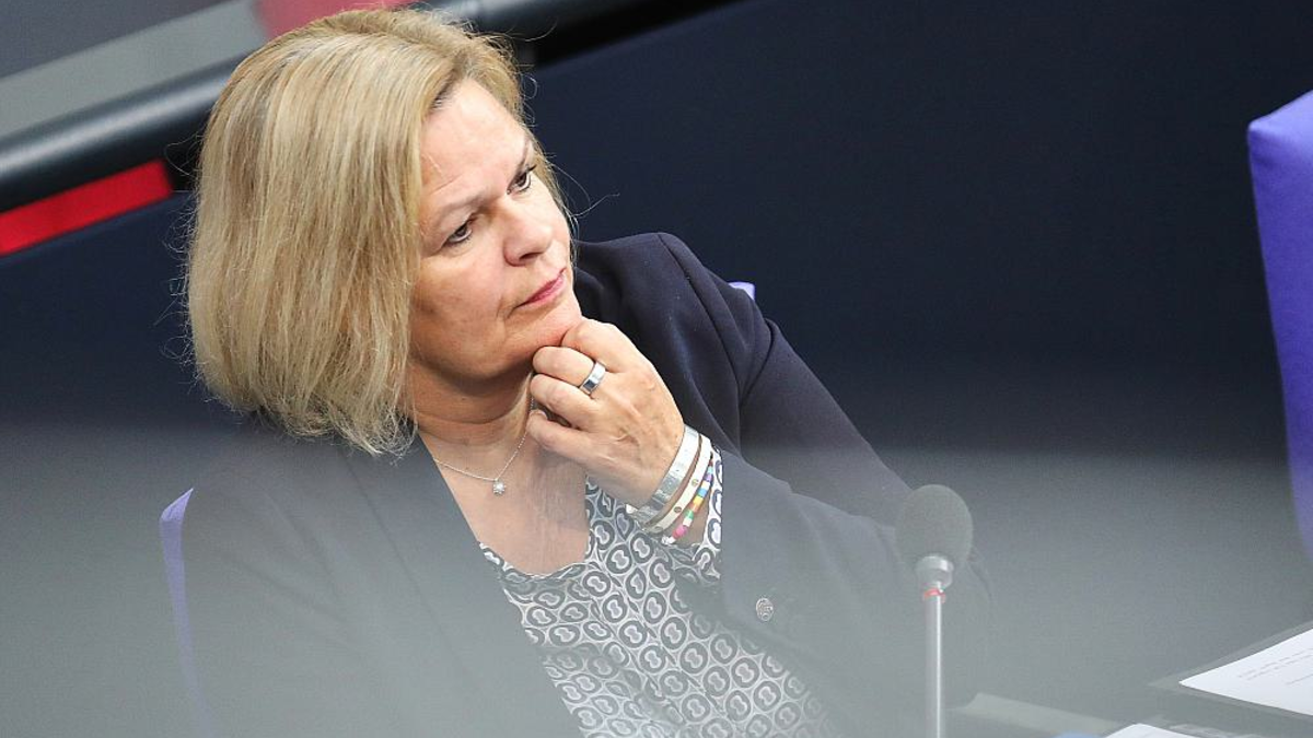 Nancy Faeser (Archiv) - Foto: über dts Nachrichtenagentur