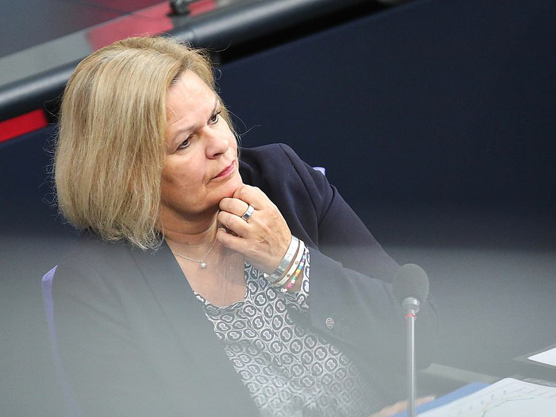 Nancy Faeser (Archiv) - Foto: über dts Nachrichtenagentur