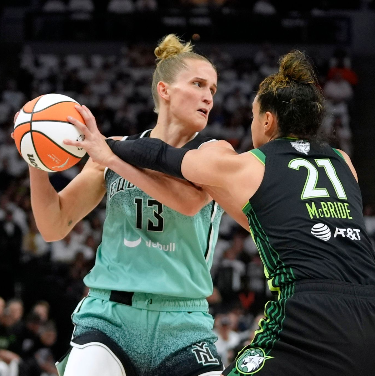 Nyara Sabally brachte es auf vier Punkte. - Foto: Abbie Parr/AP/dpa