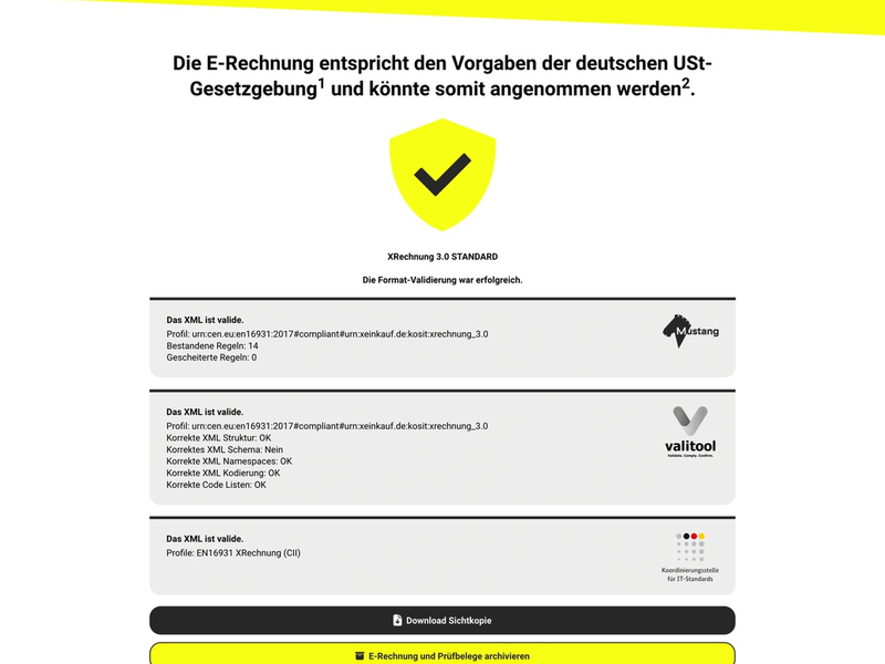E-Rechnungspflicht: OXSEED stellt kostengünstige Empfangslösung vor / portinvoice by obwyse validiert und archiviert ZUGFeRD und XRechnung - Foto: presseportal.de